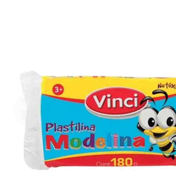 PLASTILINA MODELINA VINCI 180G. AZUL CLARO E.5 C.100